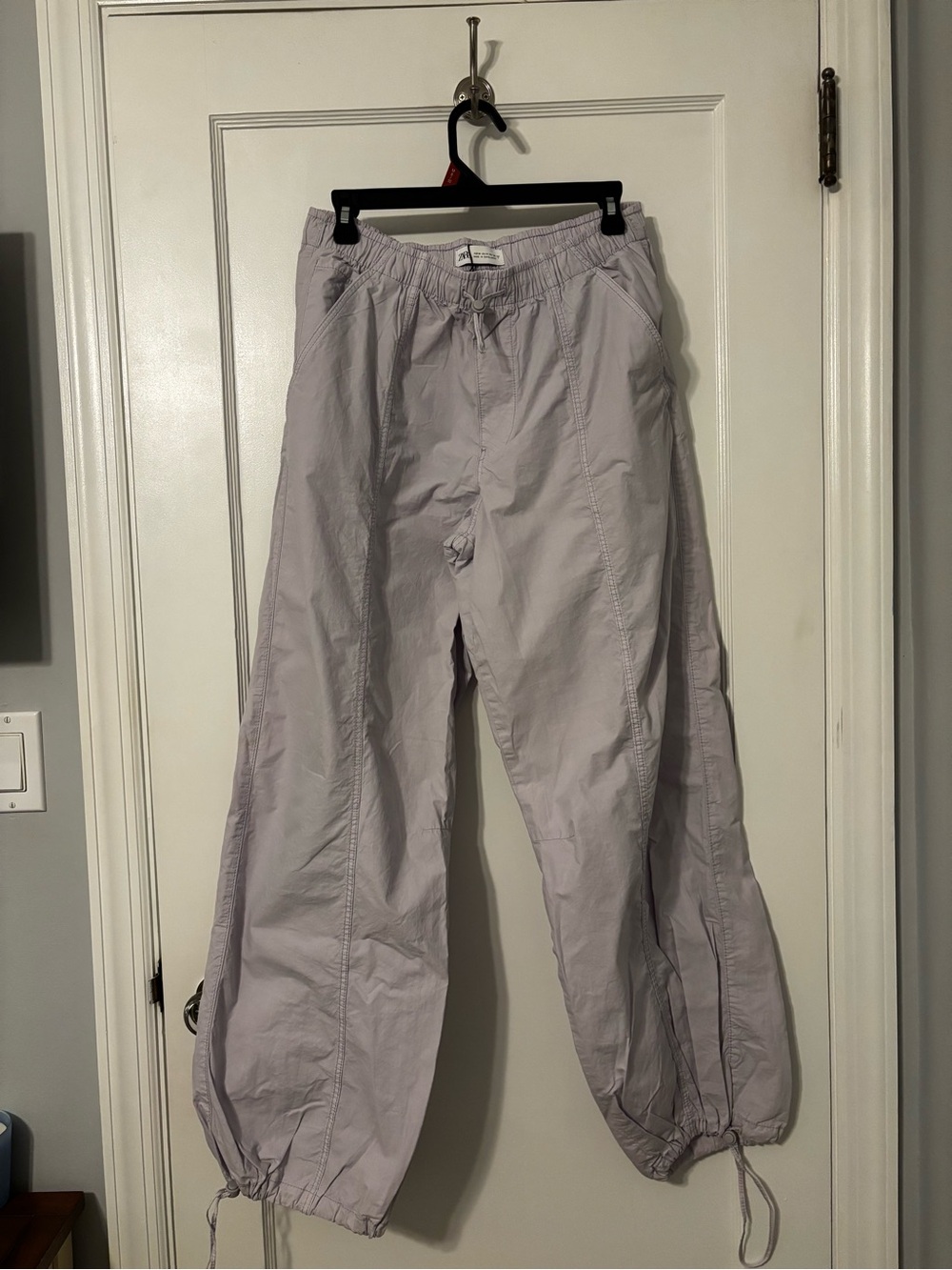 ZARA Lavender Elastic Waist Shorts